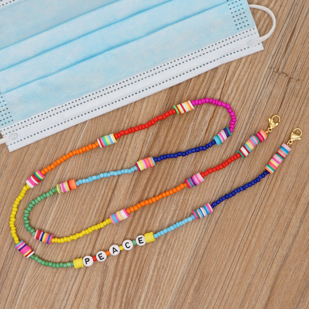 Seed Beads Mask Holder N3683