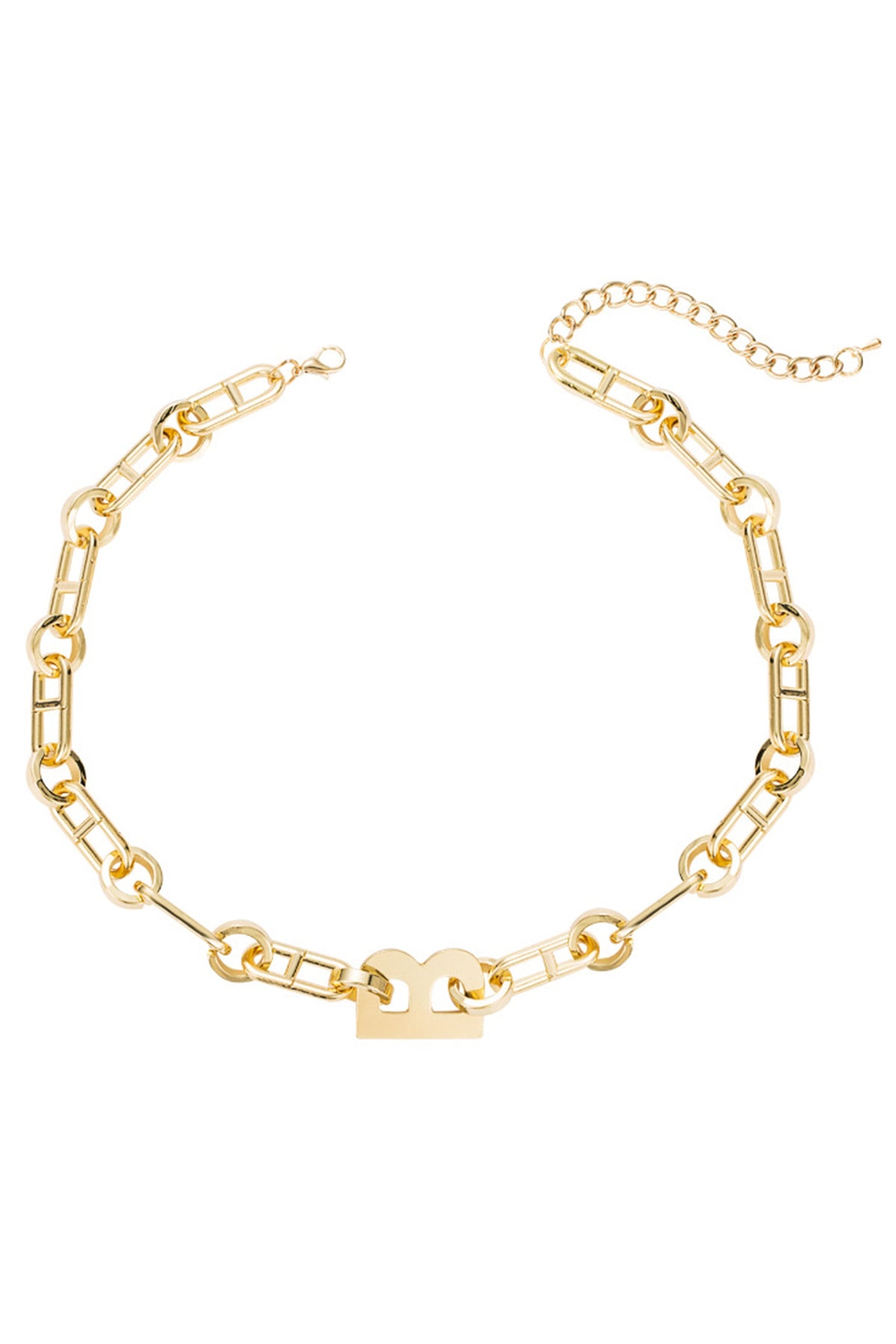 Letter B Chains Necklace N3775