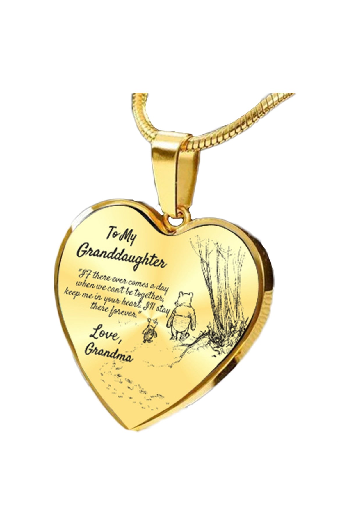 Wish Heart Pendant Alloy Necklace N3810