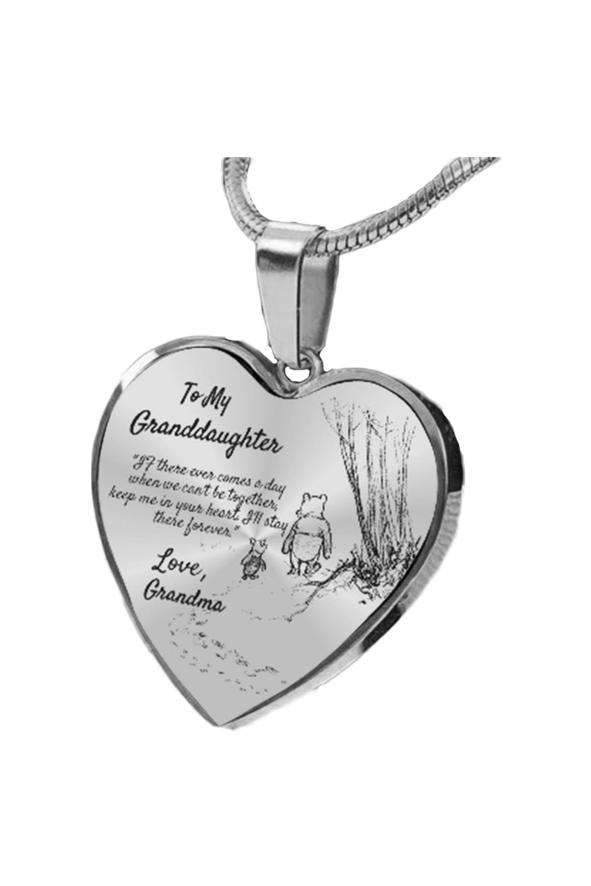 Wish Heart Pendant Alloy Necklace N3810