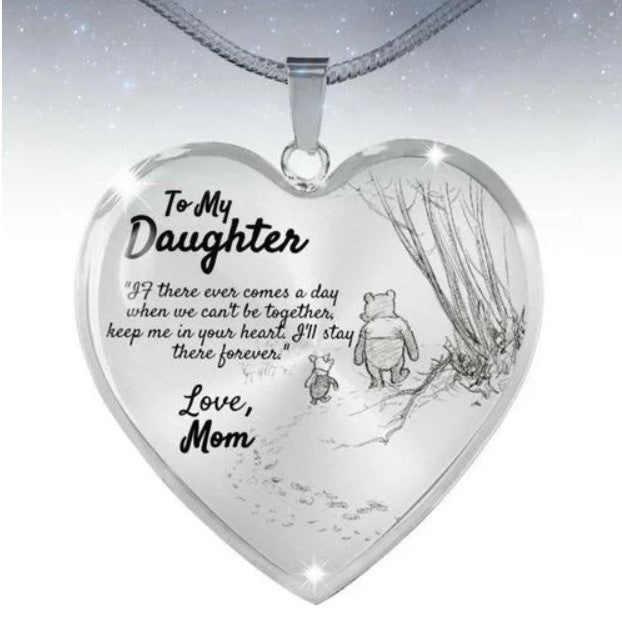Wish Heart Pendant Alloy Necklace N3810