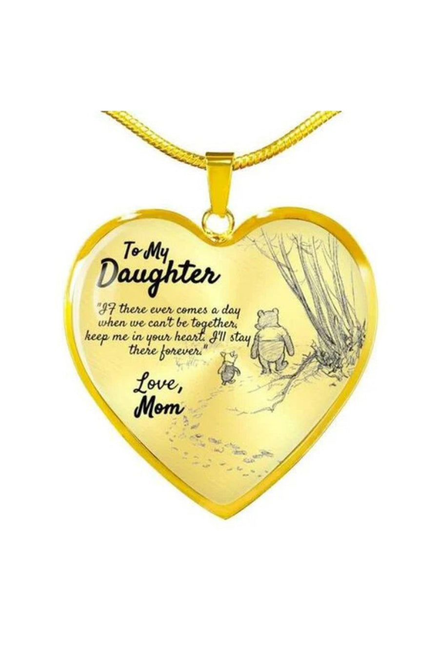Wish Heart Pendant Alloy Necklace N3810