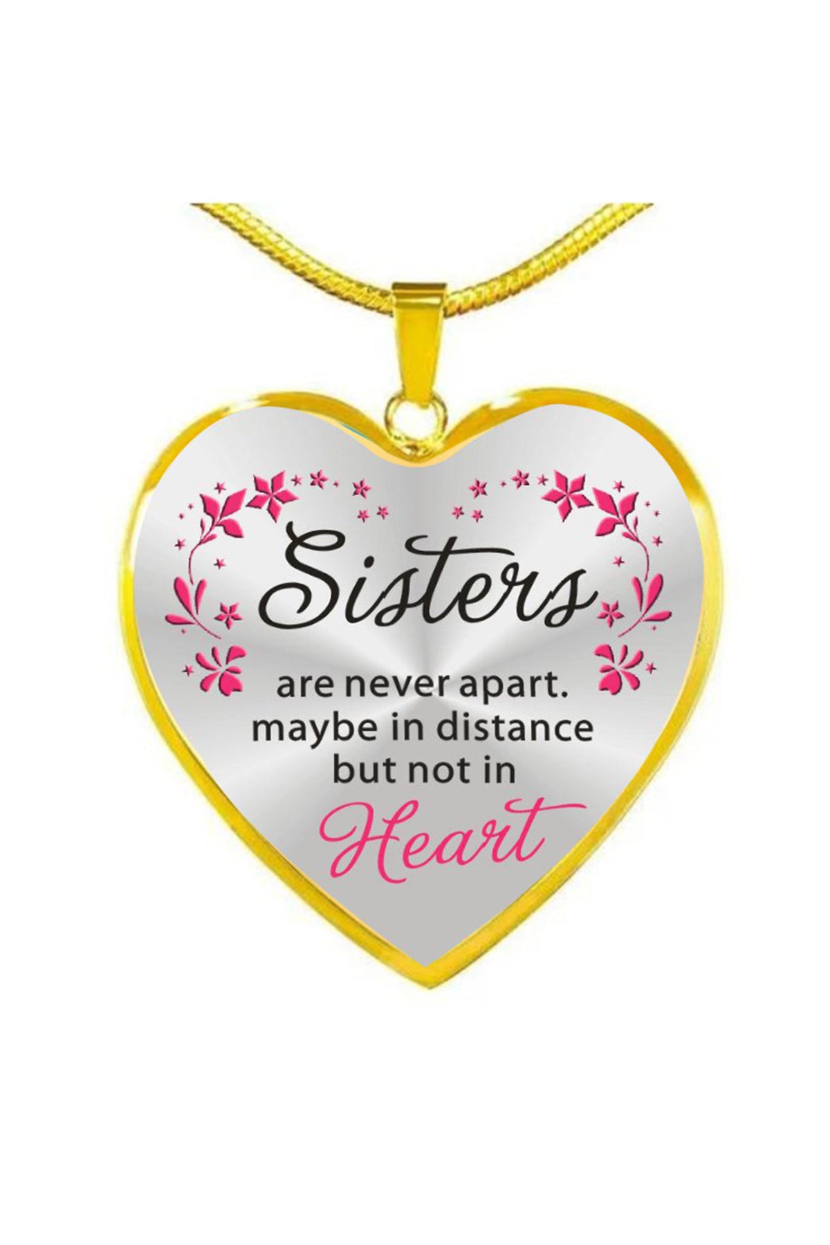 Wish Heart Pendant Alloy Necklace N3810