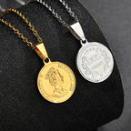 Coin Stainless Steel Necklace N3817