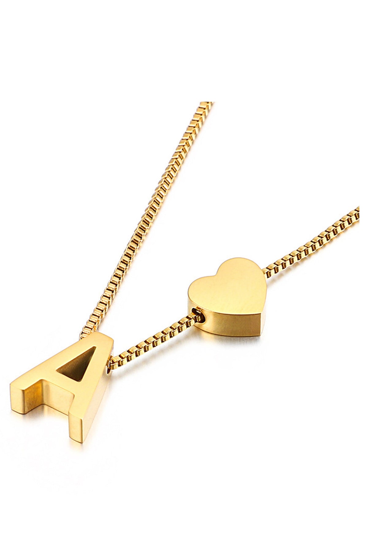 Alphabet Stainless Steel Necklace N3828