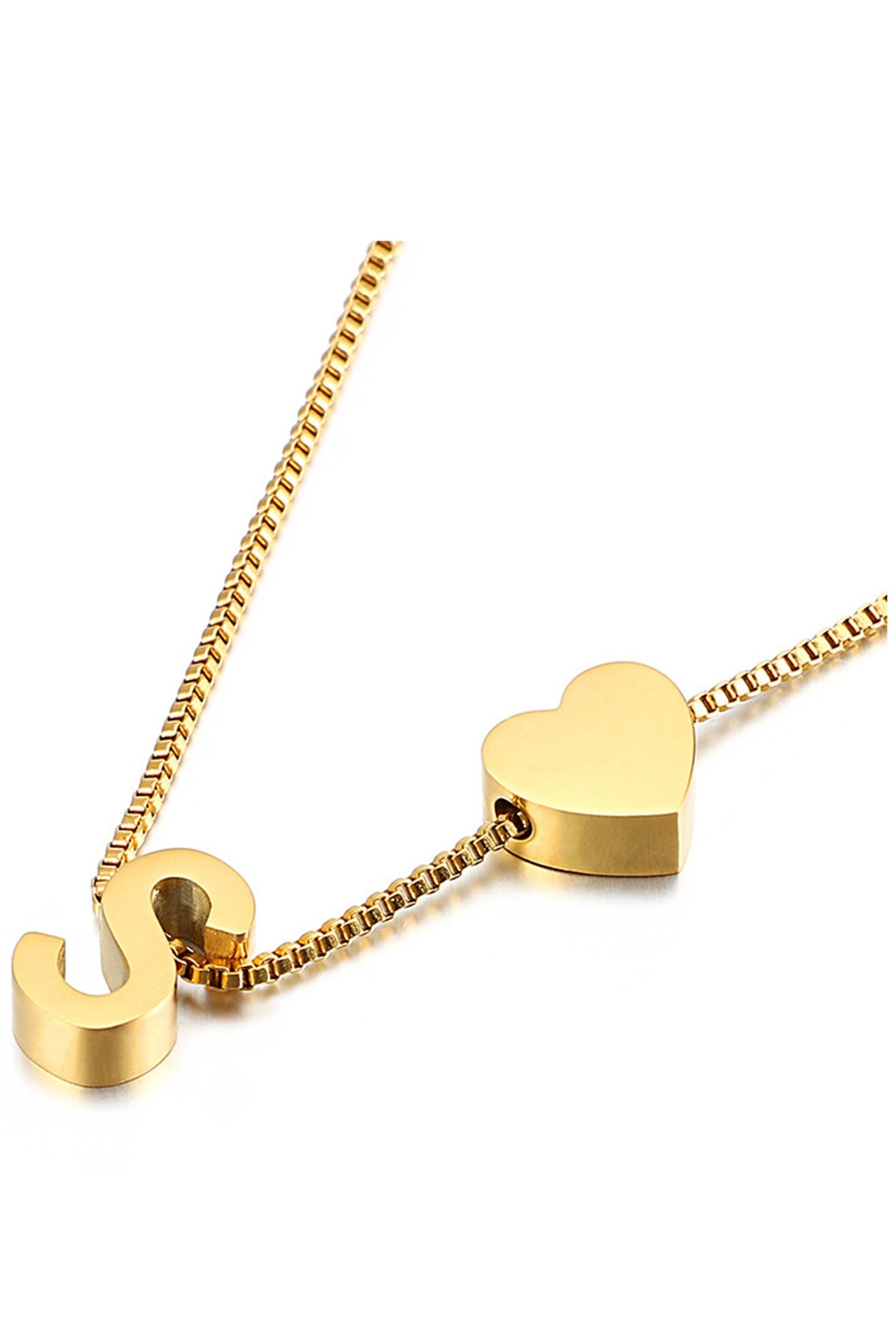 Alphabet Stainless Steel Necklace N3828