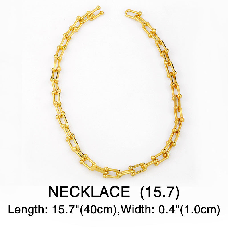 Copper Chain Necklace N3861