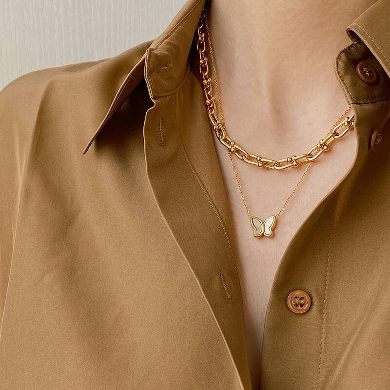 Copper Chain Necklace N3861
