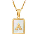 Alphabet Stainless Steel Necklace N3869