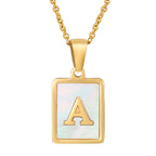Alphabet Stainless Steel Necklace N3869