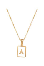 Alphabet Stainless Steel Necklace N3869