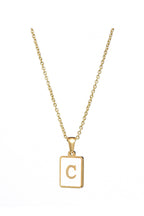 Alphabet Stainless Steel Necklace N3869