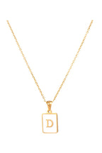 Alphabet Stainless Steel Necklace N3869