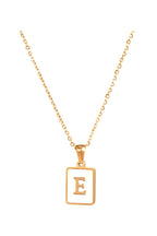 Alphabet Stainless Steel Necklace N3869