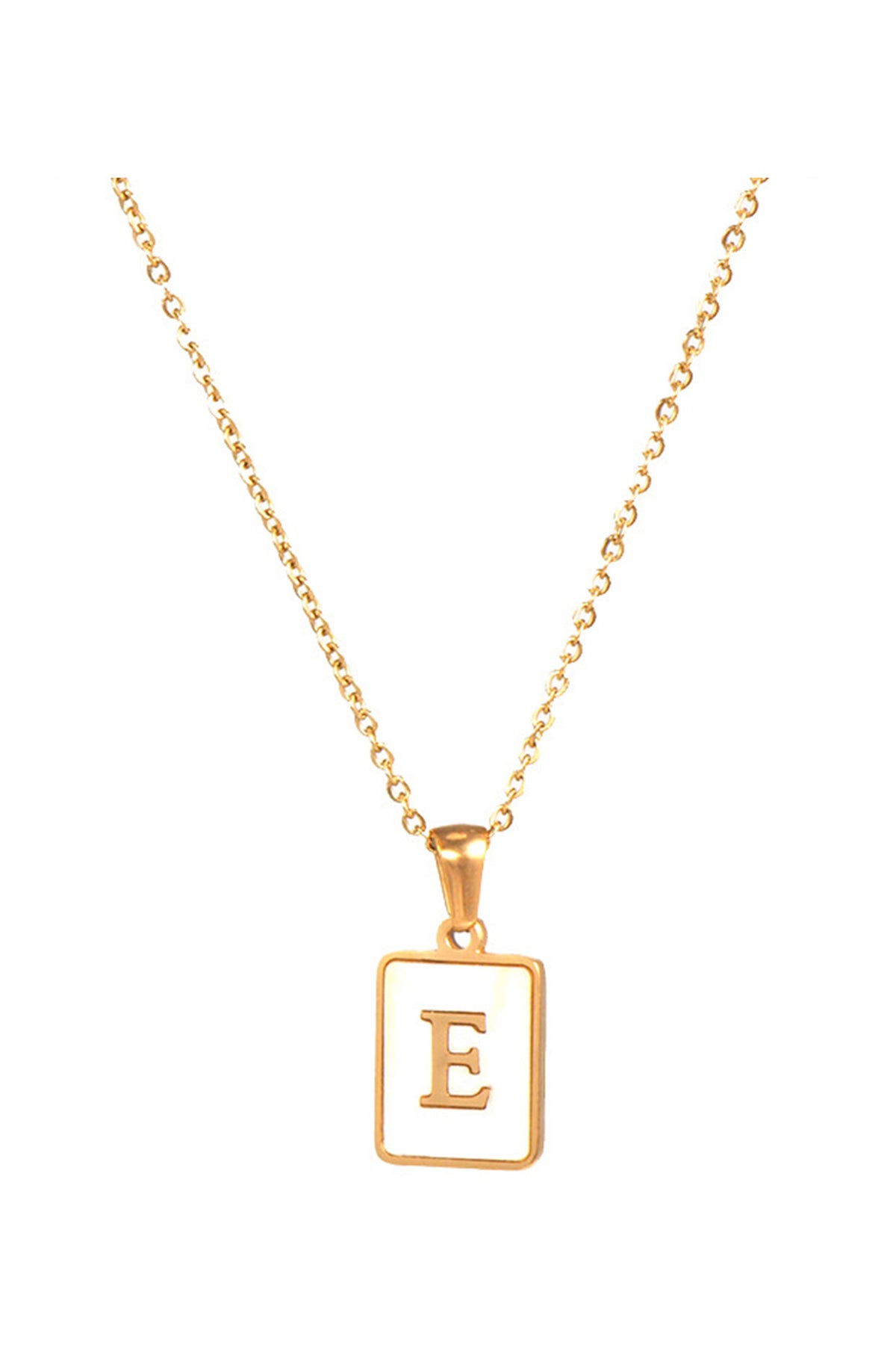 Alphabet Stainless Steel Necklace N3869