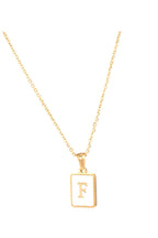 Alphabet Stainless Steel Necklace N3869