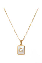 Alphabet Stainless Steel Necklace N3869
