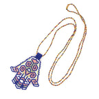 Palm Seed Bead Pendant Necklace N3904