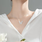 Butterfly Zircon Chain Necklace N3917
