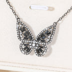 Butterfly Zircon Chain Necklace N3917