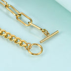 Coin Stainless Steel Necklace N3930