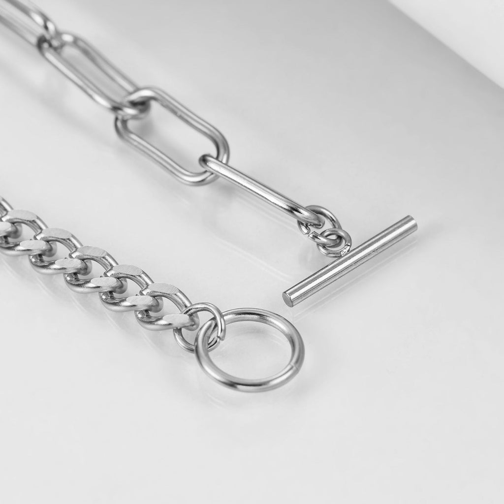 Coin Stainless Steel Necklace N3930