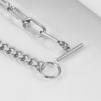 Coin Stainless Steel Necklace N3930