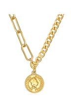 Coin Stainless Steel Necklace N3930