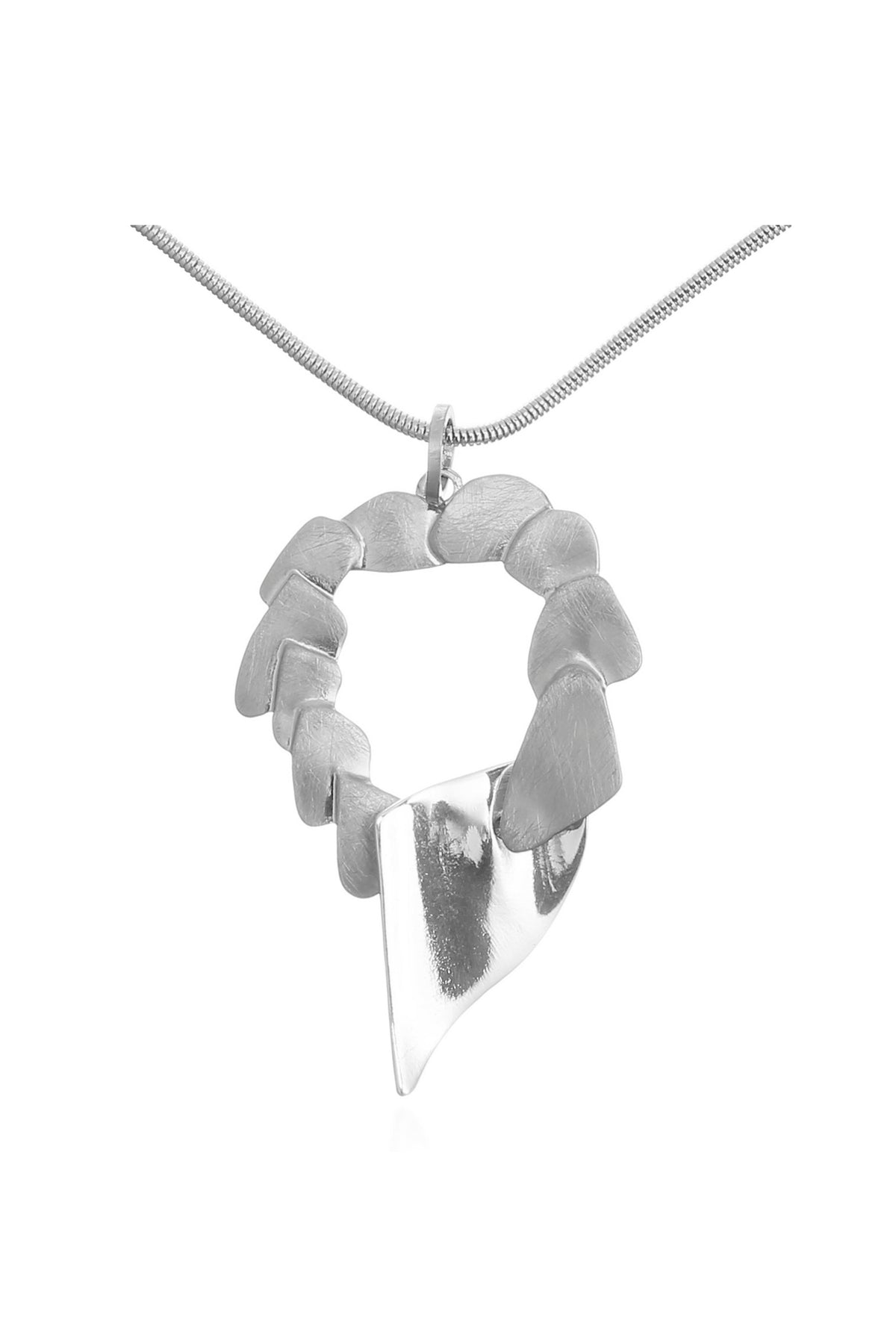 Hollow Geometry Alloy Necklace N4012