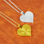 Heart Shaped Wished Alloy Necklace N4023