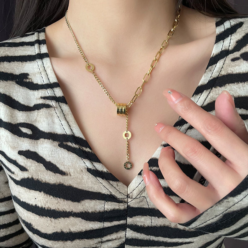 Ghost Pearl Chain Necklace Set N4062