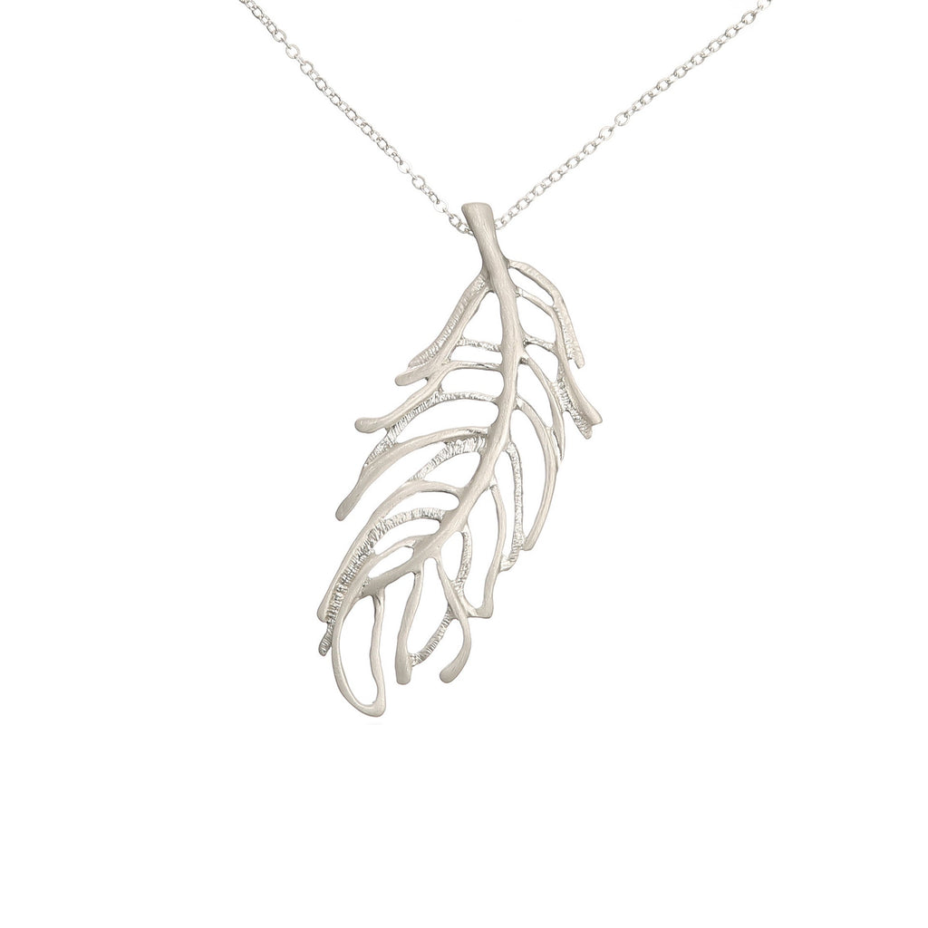 Hollow Leaf Alloy Necklace N4119