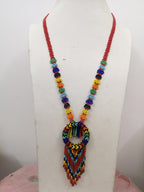 Seed Bead Tassel Necklace N4144