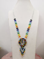 Seed Bead Tassel Necklace N4144