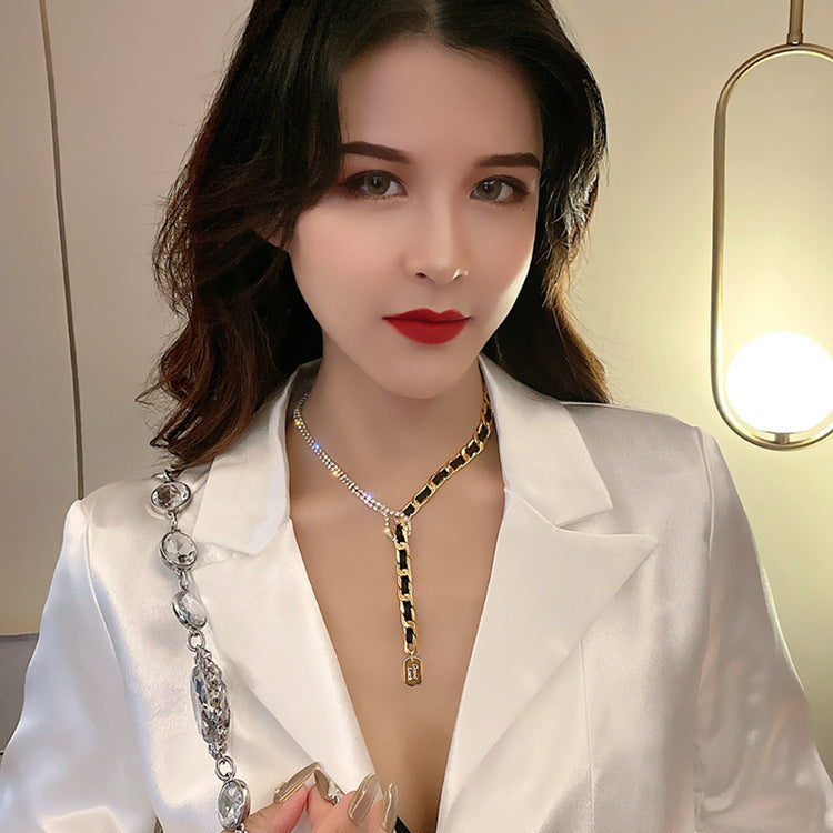 Y - Shaped Chain Alloy Necklace N4218