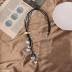 Heart Pendant Tassel Necklace N4241