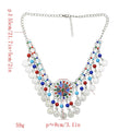 Coins Bead Tassel Necklace N4273