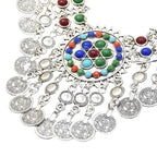 Coins Bead Tassel Necklace N4274