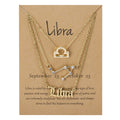 Libra Alloy Necklace Set N4329