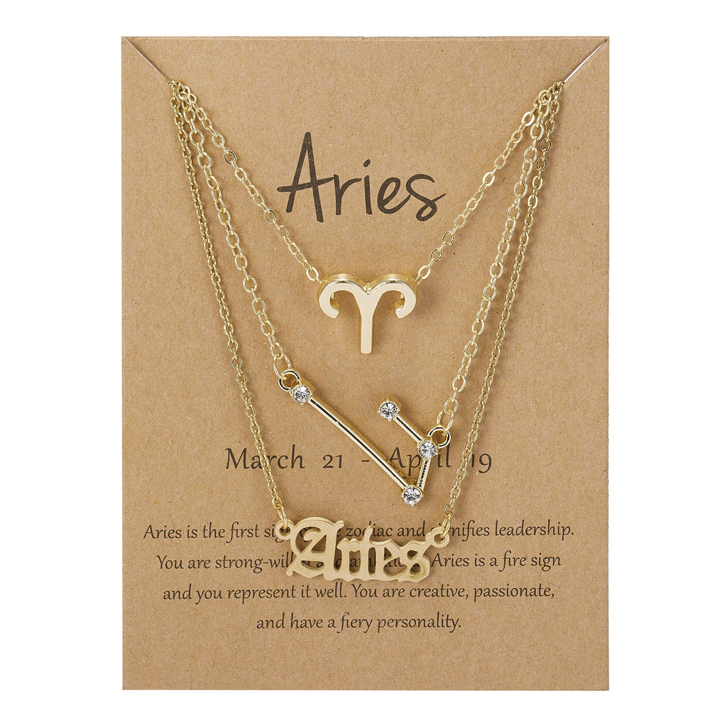 Aries Alloy Necklace N4331