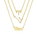 Aries Alloy Necklace N4331
