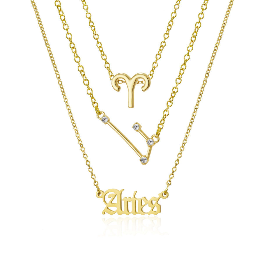 Aries Alloy Necklace N4331