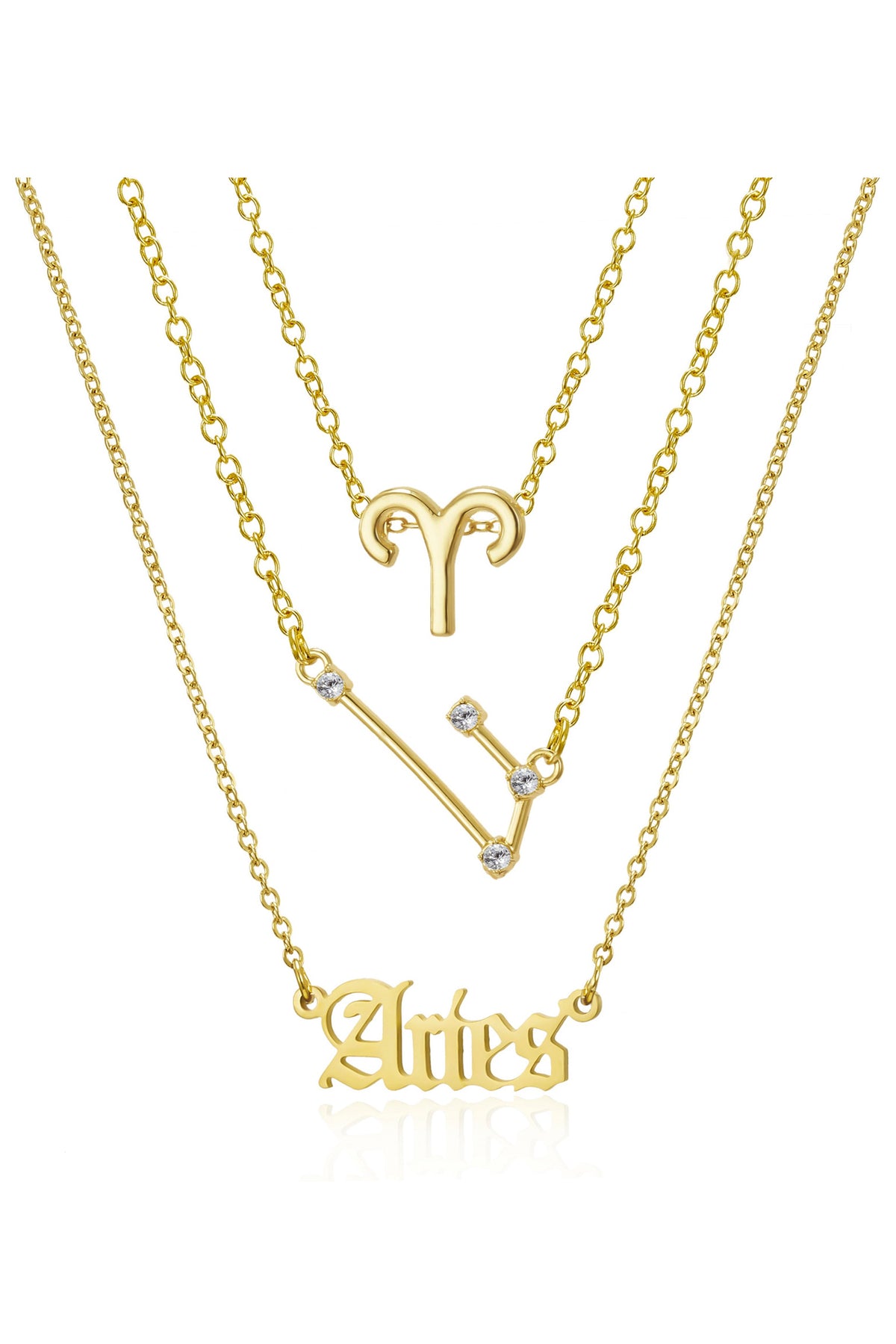 Aries Alloy Necklace N4331