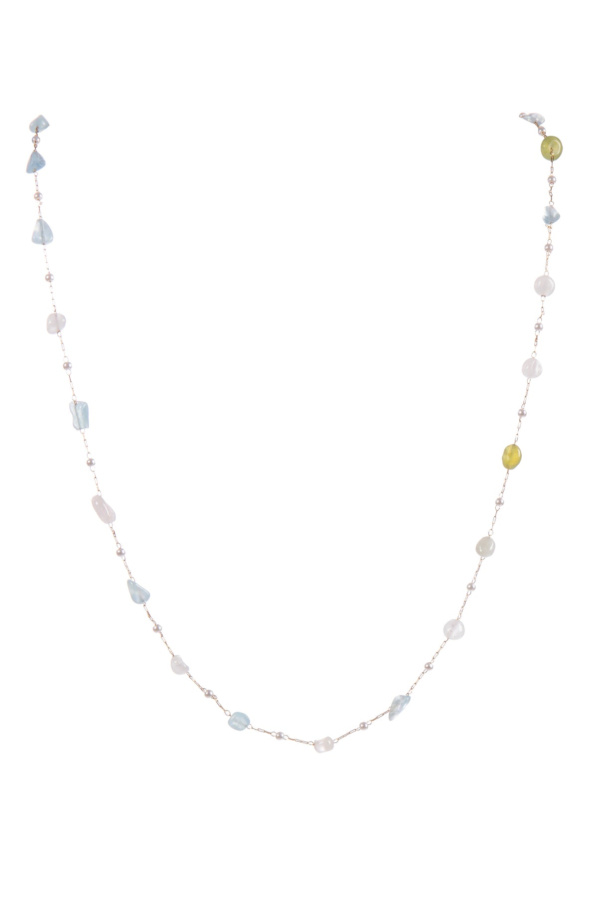 Short Stone Necklace N4377