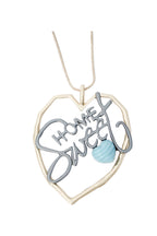Sweet Home Heart Leather Necklace N4383