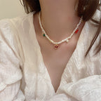 Pomegranate Fresh Water Pearl Necklace N4531