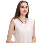 Leaf Alloy Pendant Necklace N4548