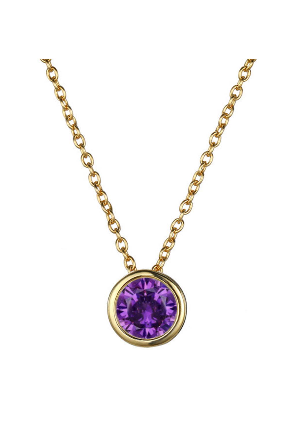 Rhinestone Stainless Steel Chain Necklace N4563