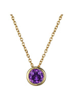 Rhinestone Stainless Steel Chain Necklace N4563