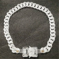 Buckle Acrylic Chain Necklace N4633
